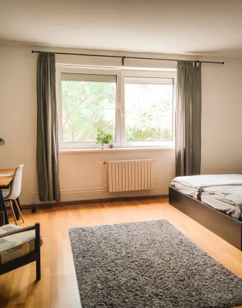 Vinyl wood flooring installed in a stylish Abu Dhabi home or office interior